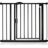 Bettacare Cancelletto per Scale con Chiusura Automatica, 89,4cm - 96,4cm, Nero Opaco, Cancelletto di Sicurezza a Pressione, Cancelletto per Bambini, Barriera di Sicurezza per Porte e Corridoi