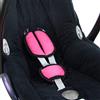 BambiniWelt by Rafael K. BAMBINIWELT - Set di imbottiture universali per seggiolino auto, compatibile con Maxi Cosi Cybex (rosa)