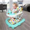 Willonin Girello per neonato, ragazza, evolutivo, 2 in 1, girello multifunzionale, un compagno premuroso per l'apprendimento a piedi del tuo bambino, 62 x 68 x 36-81 cm, verde