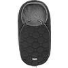 Inglesina Sacco Invernale Neonato Inglesina Newborn, Imbottito, Caldo e Confortevole, Per Carrozzina e Ovetto Inglesina, Protezione Freddo, Vulcan Black