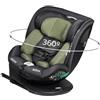 Ms Milos I-Size - Seggiolino da auto girevole a 360°, con ISOFIX e TOP Tether, 40-150 cm (0-36 kg), circa 0-12 anni - Reclinabile e Imbottita - ECE R129