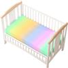 Odot Lenzuolo con angoli Lenzuola Carrozzina Neonato, Multicolore Stampa Bambino Cotone Coprimaterasso, Lenzuola per Culla Babybay (Multicolore,80x160 cm)