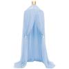 Odot Baldacchino per Letto Bambina, Letto Baldacchino Culla Ereditiera, Morbido e Leggero Tenda Contro le Punture di Zanzara per Lettino, Culla, Decorazione (Blu)
