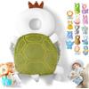 Syeefula Mushplushies Head Protector, Adjustable Baby Head Protection Backpack, Mush Plush Head Protection Backpack, Mushplushies Backpack, Head Protection Pillow for Walking Crawling (Turtle)