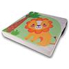 FANSU Cuscino Rialzo da Sedia per Bambini, Fansu Comodo e Facile da Pulire Smontabile Regolabile Cuscino Alzasedia per Seggioloni Cuscino Seduta per Sedia da Giardino (Leone,33x33x4.5cm)