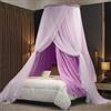 ENEN Baldacchino per Letto Bambina Zanzariera Tulle a Cupola Doppio Strato Principessa Tenda, Appendere Decorazione per Cameretta dei Bambini, Lettino, Culla,Tenda da Gioco (Viola)