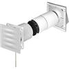 3S SuperSamaStore SUPERSAMASTORE Recuperatore di calore monostanza - ventilazione meccanica controllata - 405 millimetri - Bianco/Nero - Montaggio a parete - Bagno