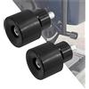 HDBUBALUS Moto Crash Bar Guard Ball Engine Guard Collision Protector Fit for Harley 2Pc Nero