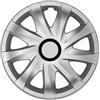 NRM KANDO Copricerchi Universali , Argento, 16 pollici, set 4 pezzi