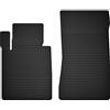 Wielganizator Tappetini in gomma su misura, compatibili con Mini Cooper R52 (2004-2008) Cabrio, set da 2 pezzi, solo anteriori, migliore vestibilità rispetto ai tappetini universali, colore nero