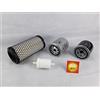 Motor Fun Sports Set filtro (grande) compatibile con Kubota BX 2200 filtro olio, filtro aria, filtro carburante, filtro idraulico