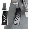 JeCar Dead Pedal Poggiapiedi in acciaio compatibile con Jeep Wrangler 2018-2023 JL JLU, nero (non adatto al modello 4xe)