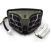 HASkulle Xingmoto Motociclo Fumo LED Fanale Posteriore Luce Freno con Indicatori di Direzione Integrati Compatibili con Suzuki 2008-2013 GSXR 600 750/2008-2013 GSXR 1000