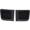 B Blesiya Blesiya 1 Paio Paraurti Anteriore Griglia Inferiore Copertura Della Mascherina Cornice Sottovento Inserti in Rete Griglia di Ricambio Nera Sinistra Aestra per Jeep Renegade Accessorio Auto