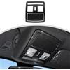 CheroCar Copertura per lampada da lettura in fibra di carbonio per Dodge Challenger 2010+ per accessori Dodge Challenger, nero (non per altri anni)