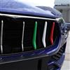 OuyOo Strisce decorative per griglia anteriore, 3 pezzi, in ABS, accessori esterni per auto Maserati Levante 2016-2018