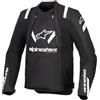 Alpinestars T-Stunt Air Giacca tessile da moto, nero/bianco, M