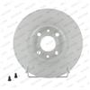 Ferodo 2x FERODO Disco freno Anteriore Ø257mm Altezza: 40,5mm Spessore: 12mm pieno DDF141C Compatibilità con FIAT 500 312 PUNTO 188 Panda Hatchback 312, 319 500 C 312 PUNTO 176 PUNTO Cabriolet 176C