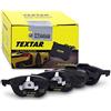 TEXTAR Kit pastiglie freno, Freno a disco 2372301 Compatibile con: FORD C-MAX, C-MAX II, ECOSPORT, FOCUS C-MAX, FOCUS II, FOCUS II Cabriolet, FOCUS II Stufenheck, FOCUS II Turnier, FOCUS III