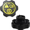 coalwop Tappo del serbatoio del liquido di raffreddamento Coperchio del tappo del serbatoio dell'acqua di espansione del radiatore compatibile con Chevrolet 13598760 13502353 1305248 per Vauxhall Opel Astra J