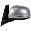 CYDJML Destro Sinistro Specchio Specchietti Retrovisori Completi Per Suzuki SX4 SX 4 2012-2013, Specchietto Retrovisore Laterale Con Indicatori Di Direzione A 5 Fili Gruppo specchietto retrovisore(Titanio,Si