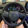 Mcrnwbip Coprivolante Auto Per Toyota Per RAV4 Per SUV 2019-2024 Per Avalon 2019-2022 Coprivolante auto Accessori Copri Volante(Light Blue Thread)
