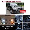 CORMAR KIT LUCI LED INTERNI AUTO COMAPIBILE CON X5 E70 COMPLETO FULL WHITE 6000K