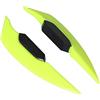 Tomotato 1 Paio di Alette per Moto, Spoiler Alare Aerodinamico Universale per Accessorio per Bici Elettriche per Moto(Verde fluorescente)