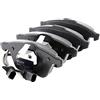 RIDEX 402B0102 Set d'assale Kit pastiglie freni Anteriore con clip pistone Compatibilità con AUDI A4 Avant 8ED, B7