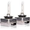 Ricoy D1S D1C HID Xenon lampadina di ricambio per faro auto da 12 V 35 W, lampadine per testata auto (12000 K)