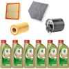 Cormar KIT TAGLIANDO COMPLETO FILTRI + OLIO CASTROL 5W30 COMPATIBILE CON MERCEDES CLA 200 CDI 100KW 136CV