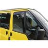 J&J AUTOMOTIVE Deflettori d'Aria per Ford Transit 2000-2006, Set da 2 Pezzi, Nero Fumé Oscurato Heko