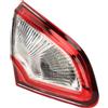 Generic Fanale Posteriore Interno, Impermeabile 26555 BR01A Fanale Posteriore Interno Rosso e Lente Trasparente per Qashqai J10 Dal 2010 Al 2014 (Sinistra)