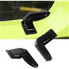 HLMNAKE 2 pezzi ABS copertura per lunotto posteriore per Suzuki Jimny JB64 JB74 2019-2022, cavo di protezione del cavo, copertura Demister, protezione antivento per fanghi termici posteriori, paraspruzzi
