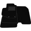 Generico Tappetini compatibili con Suzuki S-Cross - SX4 2013-2025 no decoro, kit tappetini auto personalizzati, set tappeti in moquette, tappeto auto, Bordo nero