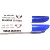 SD COLORS 12 ml Vernice Ritocco con Pennello e Vernice Trasparente - Sparkling Silver (KC) - Compatibile con KIA - Riparazione di Graffi, Scheggiature e Verniciatura