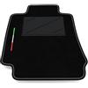 Somer Car Tappetino Auto SOLO LATO GUIDA 1pz compatibile con Alfa Romeo Giulia 2016-2025 2WD | 1 tappeto su misura in moquette, bandiera Italia