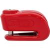ABUS Bloccadisco 370 Trigger Alarm 2.0 - Lucchetto per Moto con Allarme - per la Sicurezza di Moto Leggere e Scooter - con Perno di Chiusura da 10 mm - Rosso