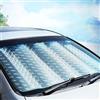 XUQEAYWD Parasole Anteriore Auto, Copri Parabrezza Pieghevole, Scudo Termico UV, Protezione Anti-neve, Anti-ghiaccio, Universale, 140x70cm