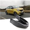 BIXUAN Scatola portaoggetti compatibile con Mercedes Smart EQ Fortwo C453 Forfour w453 2014-2019 maniglia per porta auto contenitore organizer vassoio Forfour w453 stoccaggio con tappetino antiscivolo