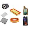 AOQ ORIGINAL QUALITY AOQ - KIT TAGLIANDO 3 FILTRI COMPATIBILE CON FIAT PUNTO (188) 1.2 BENZINA 44kw 60cv,38KW 52CV, dal '99 al 2011 CON 4 LT.OLIO 5W40