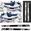 BLACK DOVES GRAPHICS n.2 Adesivi riflettenti per Paramani compatibile con/sostitutivo per BMW Motorrad R 1200 GS Adventure e Normale R 1250 GS Adventure (Nero)