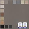 AE AUTO EQUIPE Kit Tessuto Cielo Auto bielastico antimpronta con Trama a Nido d'Ape + 2 Colla Resistente alle Alte Temperature. (2,50 mt., Grigio Topo)