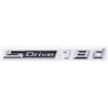 Generico Emblemi adesivi for parafanghi e bagagliaio 3D ABS SDrive 18d 20d 23d 25d 28d 30d 35d 40d 45d 48d 50d 55d compatibili con X1 X3 X4 X5 X6 X7(Chrome Silver,SDrive 18d)
