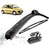 TOLUXY Tergicristallo per veicoli 2 Pz/set Anteriore Posteriore Portellone Tergicristallo for Citroen C1 MK1 2014 2013 2012 2011 2010 2009 for Peugeot 107 Toyota Aygo Tergicristallo per tutte le stagioni