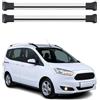 OMAC Barre portapacchi compatibili con Ford Transit Tourneo Courier 2014 - 2024 alluminio argento