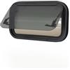 DCSYOG Finestra laterale per camper 500 x 300 mm, con tenda avvolgibile integrata e zanzariera per camper, roulotte, furgoni, camper, auto, barche