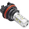 Ruiandsion 1 lampadina LED super Bright 2525 10 SMD PH11 9014, 12-24 V, 50 W, ad alta potenza, 6000 K, colore bianco, a LED per fanale della moto