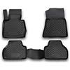 HOFFCAR TAPPETINI AUTO IN GOMMA 3D SU MISURA COMPATIBILE CON BMW X3, (F25), 2011-2017, 4Pezzi | Set di tappetini con bordo alto - Accessori