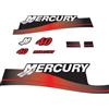 XRmarine Decalcomanie per Mercury 40 HP Due Tempi Motore Fuoribordo Kit Adesivi Riproduzione 40 CV 2 Tempi
